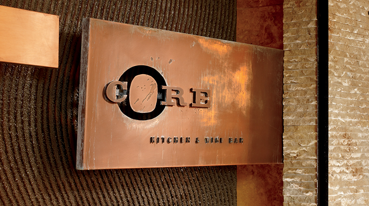 core kitchen and wine bar menu