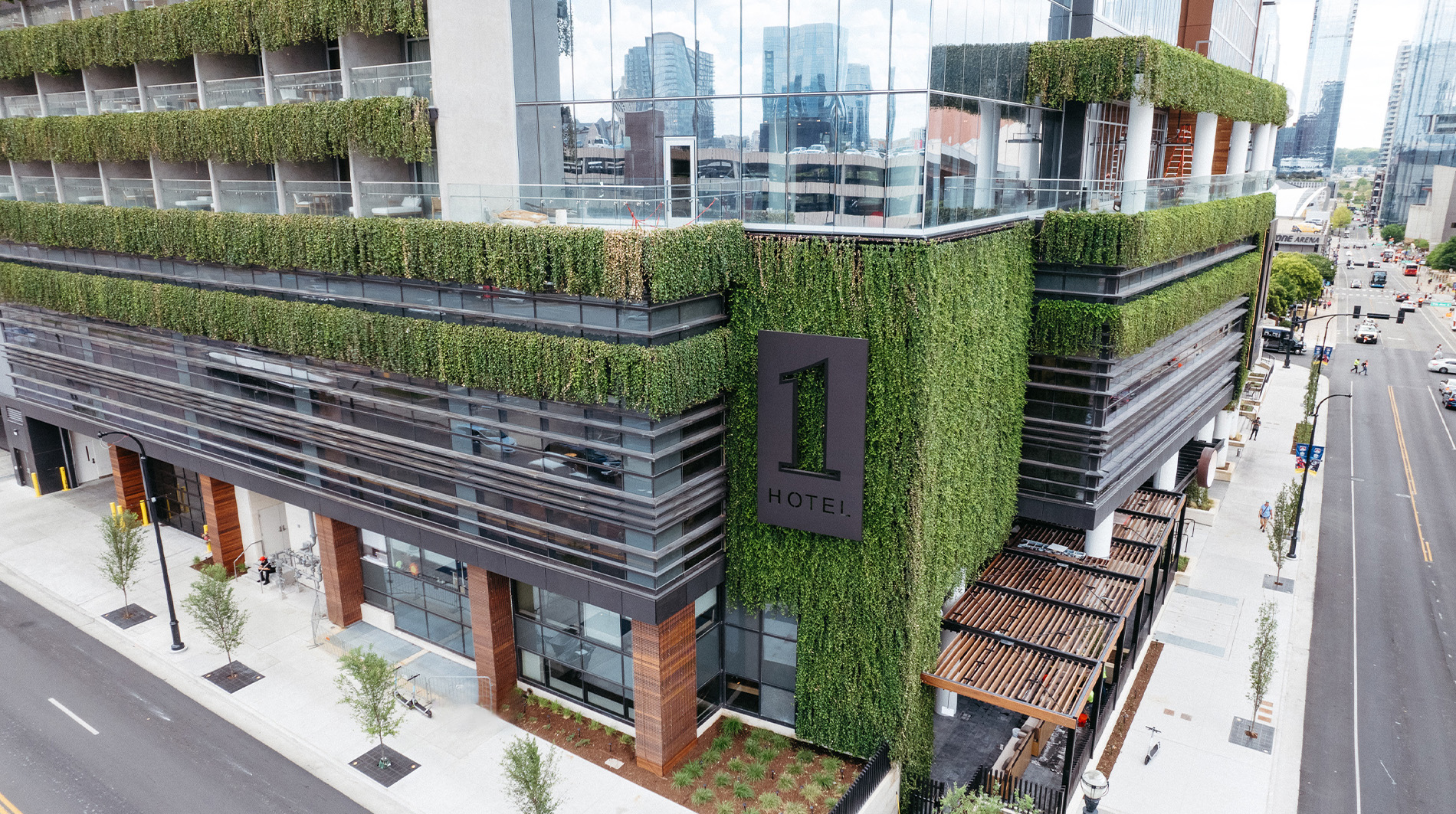 Facade of 1 Hotel Nashville