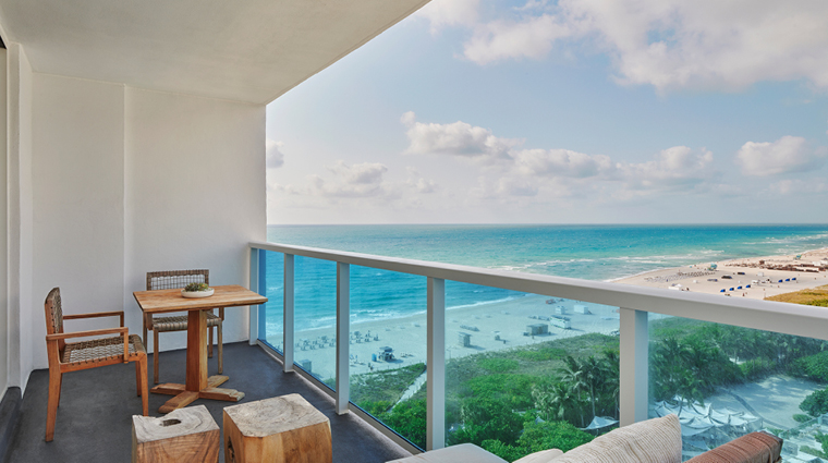 1 hotel south beach ocean view bedroom home balcony