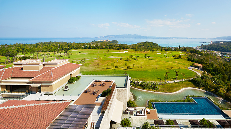 Ritz Carlton Okinawa top floor view