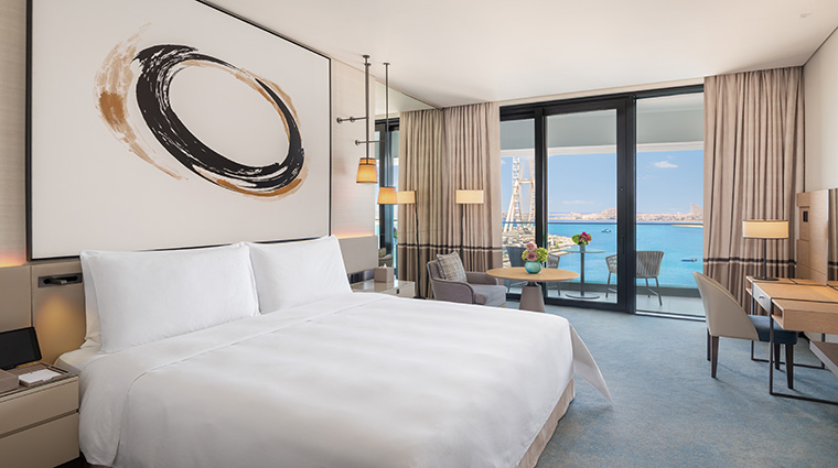 address beach resort dubai deluxe king balcony bedroom