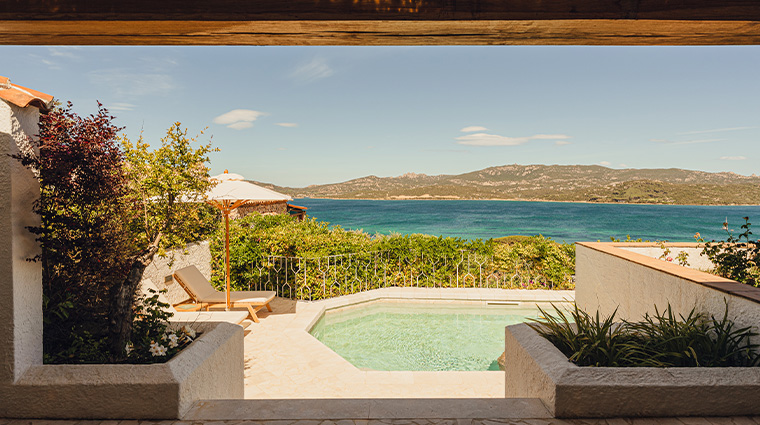 aethos sardinia guestroom pool