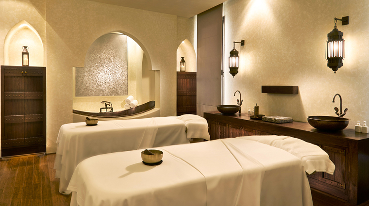 al bustan palace spa treatment room