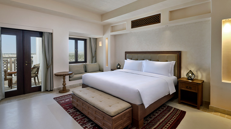 al wathba a luxury collection hotel abu dhabi bedroom with balcony