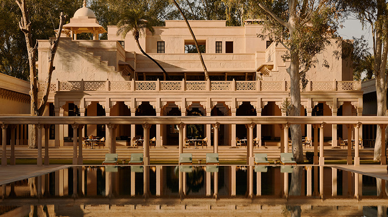 amanbagh main building pool view