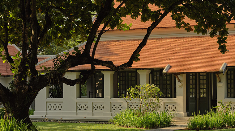 amantaka resort exterior corridor restaurant