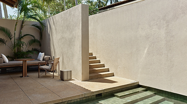 amanwella suite courtyard