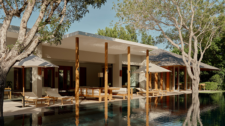 amanyara bed villa pool