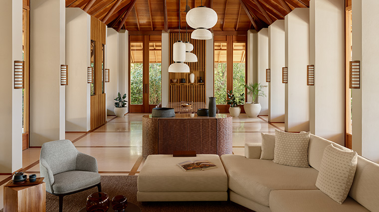 amanyara villa 8 living room
