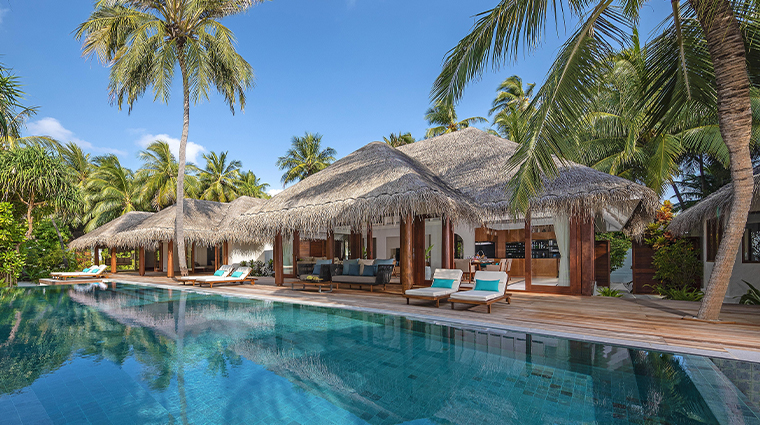  anantara kihavah maldives villas four bedroom beach pool residence exterior view