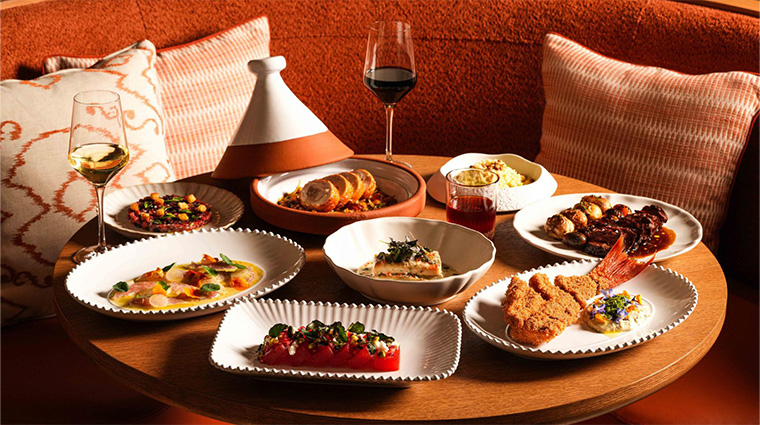 andaz miami beach aguasal tablescape wide