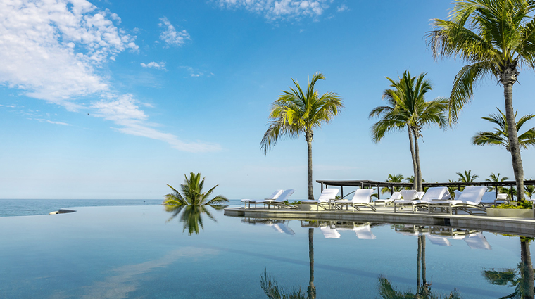 four seasons resort punta mita mexico pool with loungers