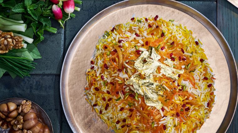 arianas persian kitchen jeweled rice
