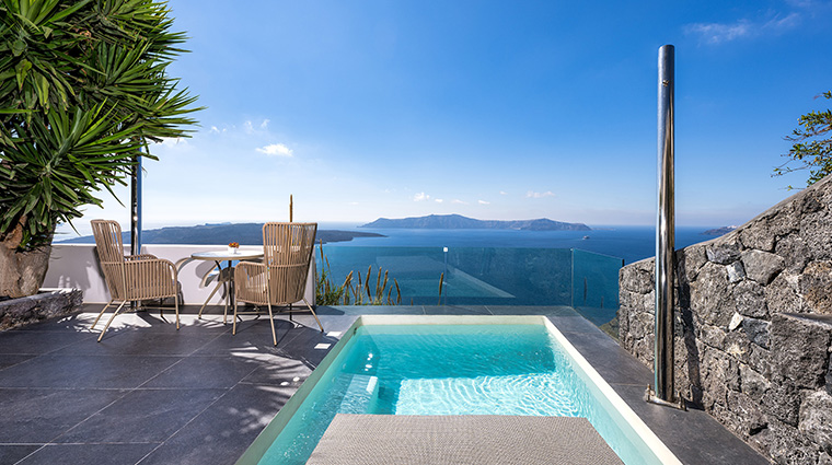 athina luxury suites black rock honeymoon suite