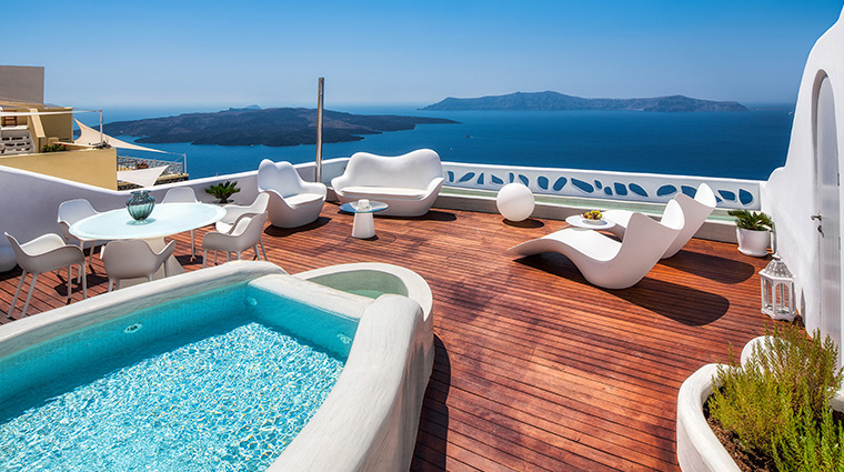 athina luxury suites royal suite balcony