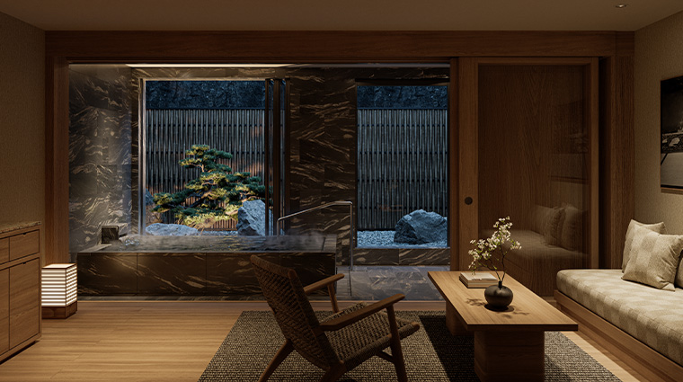 auriga spa at capella kyoto onsen room