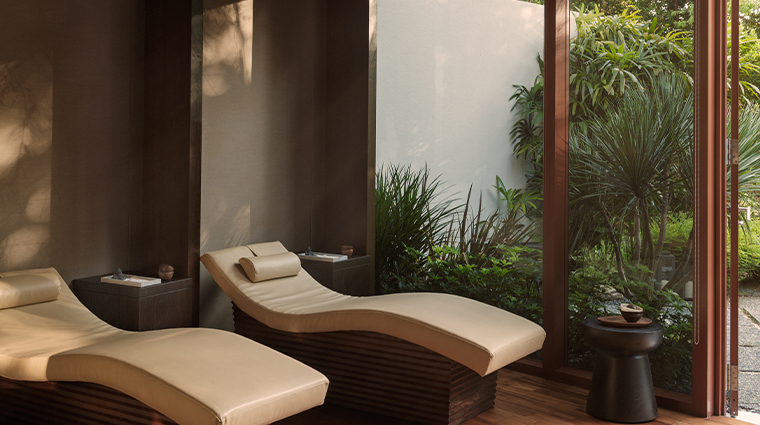 auriga spa at capella singapore relaxing lounge