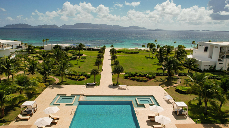 rendezvous beach at aurora anguilla merrywing tower view