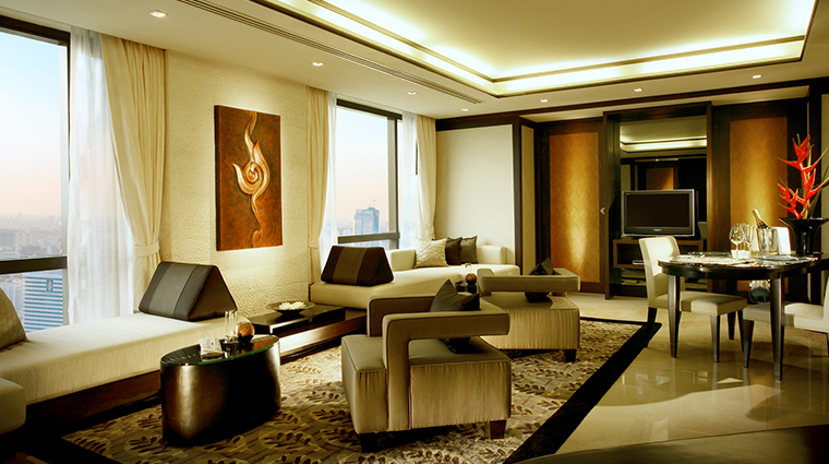 Banyan Tree Bangkok Suite Living Area