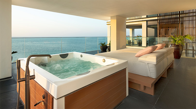 banyan tree dubai harmony 2 bedroom oceanfront presidential suite terrace