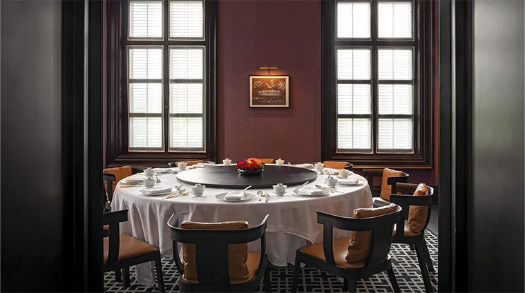 bao li xuan bvlgari hotel shanghai restaurant private room