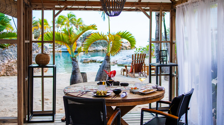 baoase luxury resort culinary beach restaurant