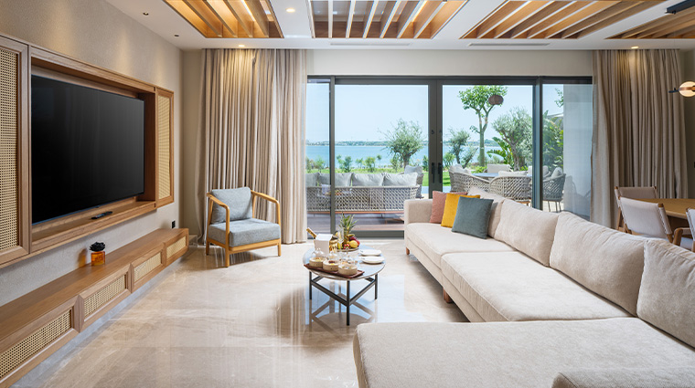 bayou villas delice peninsula living room1