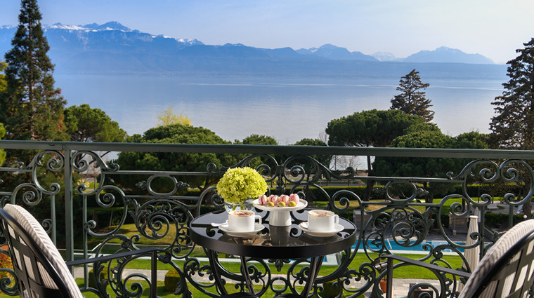 beau rivage palace deluxe balcony