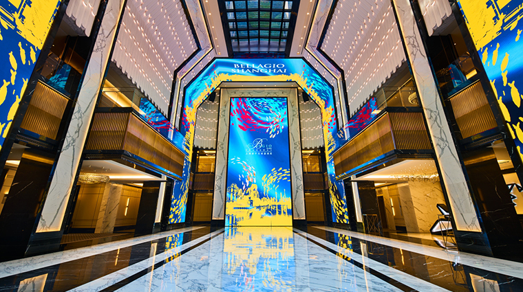 bellagio shanghai by MGM atrium