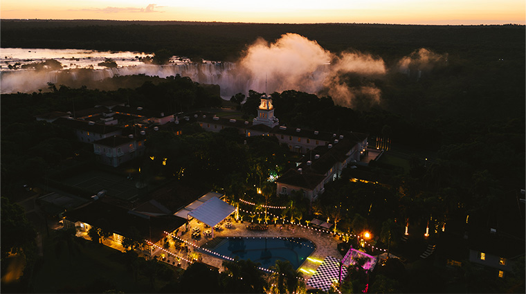 hotel das cataratas aerial