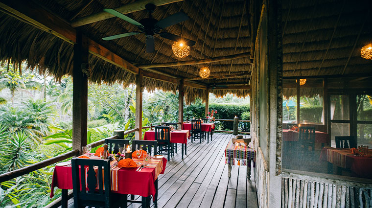 blancaneaux lodge restaurant