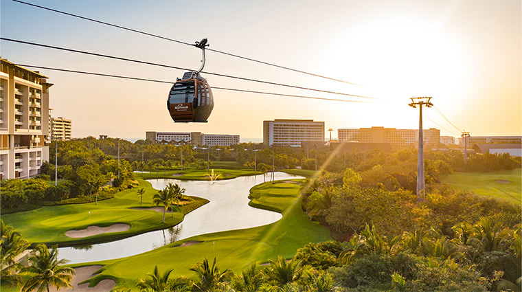 bon park hotel at vidanta world nuevo vallarta sky dream parks gondola lakes course