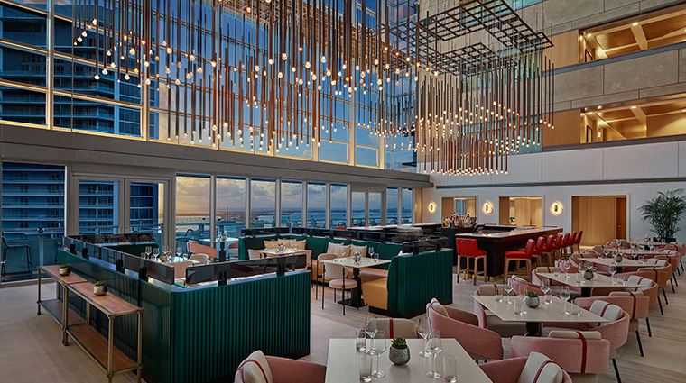brickell arch a luxury collection hotel miami dining