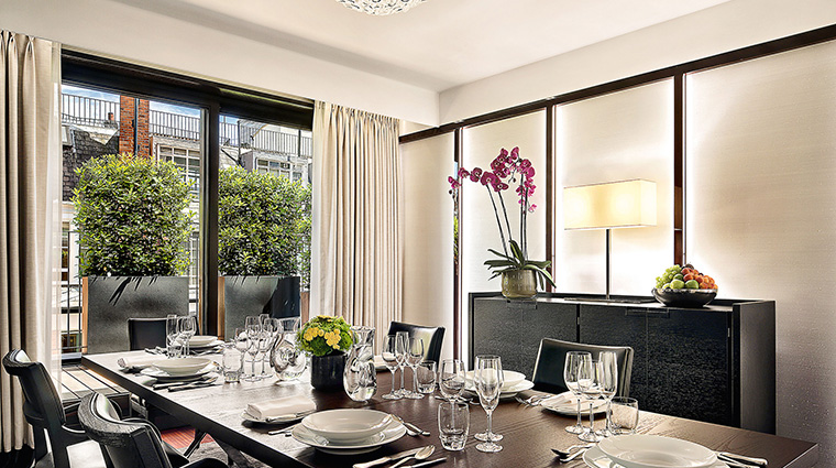 bvlgari hotel london dining room