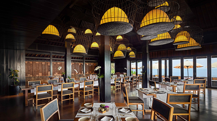 bvlgari resort bali sangkar restaurant indoor seatings