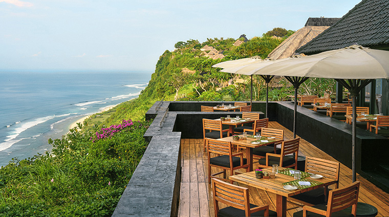 bvlgari resort bali sangkar restaurant outdoor seatings