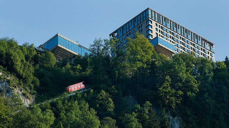 burgenstock resort lake luzern hotel exterior