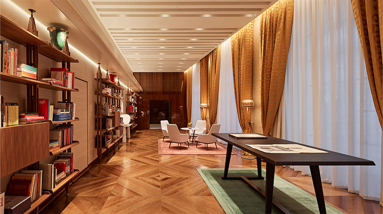 bulgari hotel roma exclusive library 2