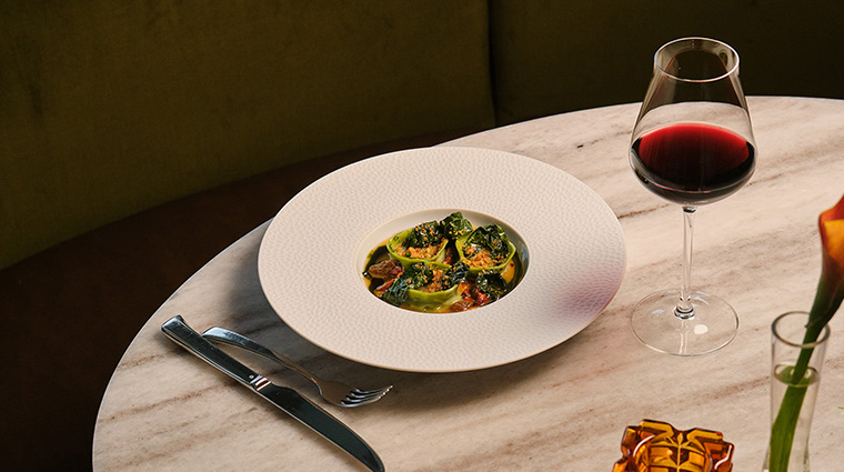 calusso mushroom tortelloni