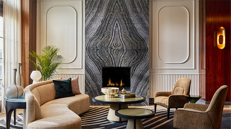 cameo beverly hills hotels and resorts fireplace