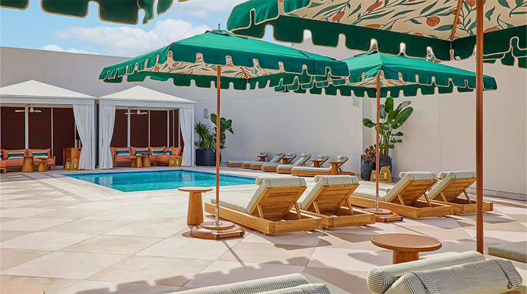 cameo beverly hills hotels and resorts pool deck cabanas