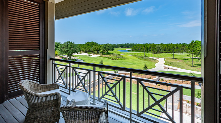 camp creek inn balcony king with golf view