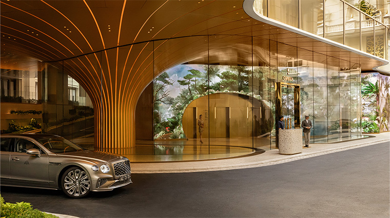 capella at galaxy macau driveway experiential led wall