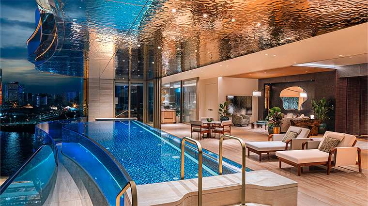 capella at galaxy macau penthouse private infinity edge swimming