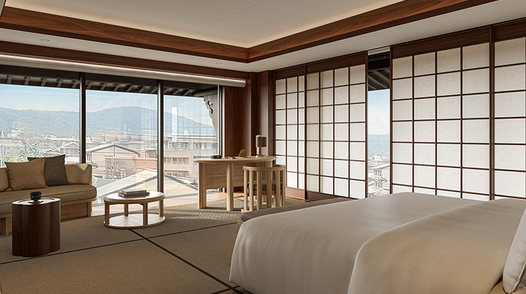 capella kyoto suite bedroom