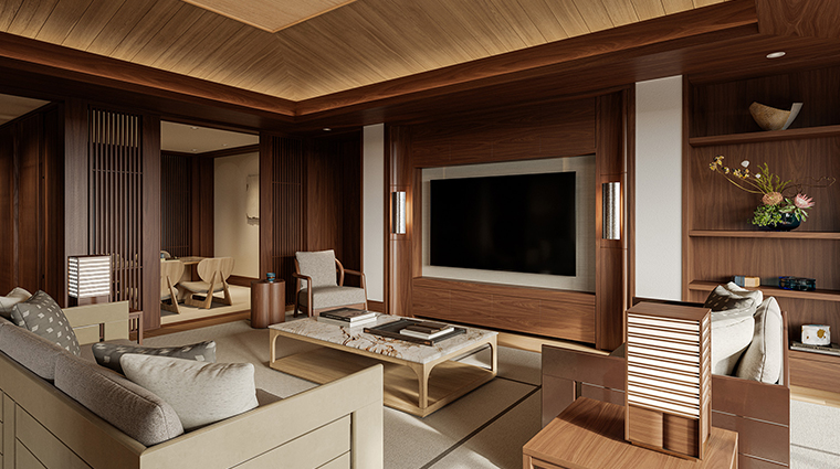 capella kyoto suite living room
