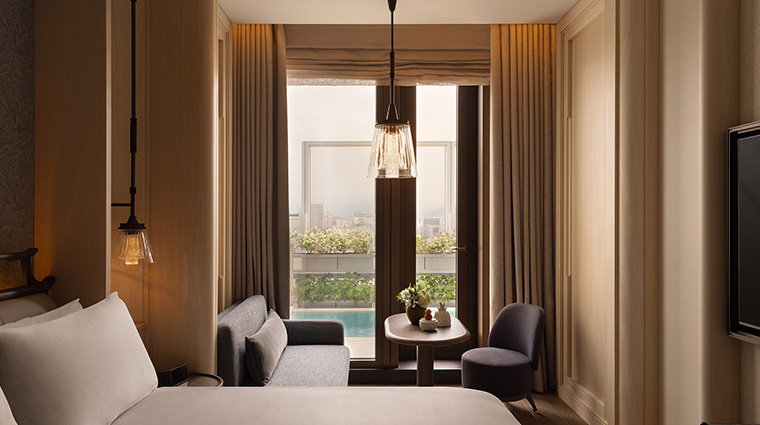 capella taipei pool terrace room