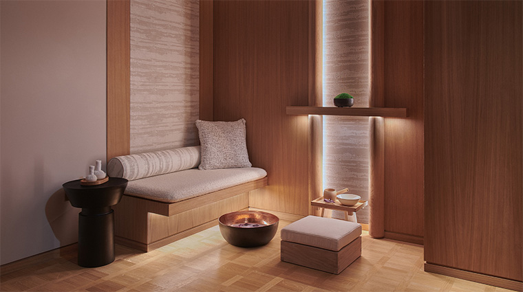 claridges spa treatment room