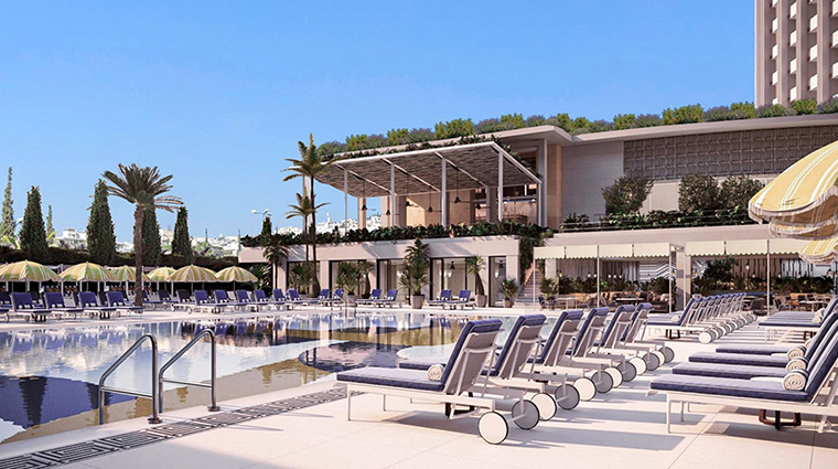 conrad athens the ilisian outdoor pool landscape