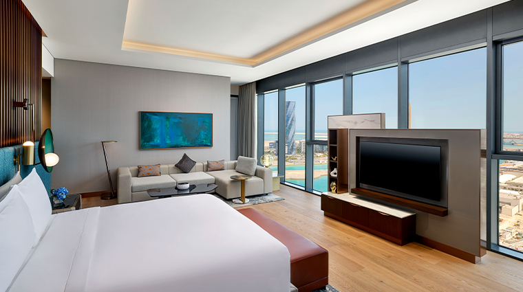 conrad bahrain financial harbour penthouse master bedroom1